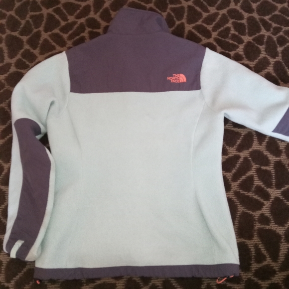 The North Face Denali Fleece Jacket - S - Frosty Blue / Stone / Peach - Picture 4 of 6